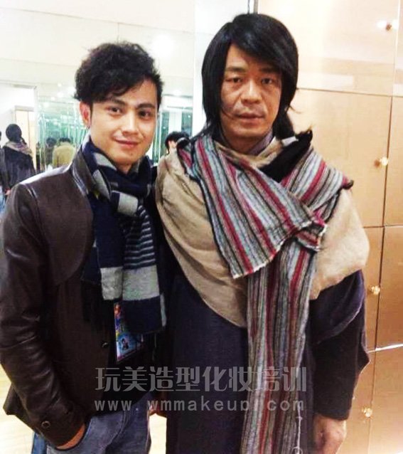 长沙玩美化妆学校为“一生一世合家欢”贺岁片提供化妆造型服务