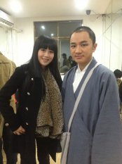 周老师与王祖蓝合影