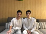 彭老师与陈学冬合影